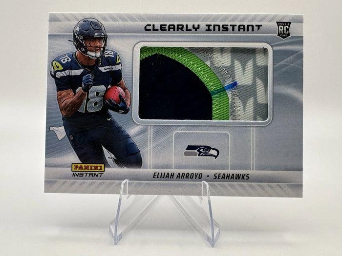 Elijah Arroyo | 2025 Panini Instant | Clearly Instant Patch RC /35 (Raw)