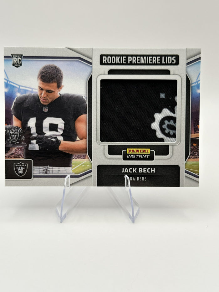 Jack Bech | 2025 Panini Instant | Rookie Premiere Lids Patch RC /10 (Raw)