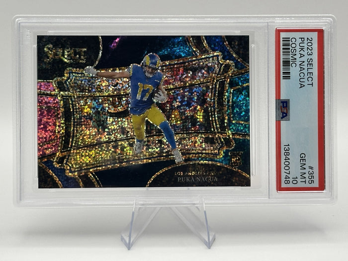 Puka Nacua | 2023 Panini Select | Cosmic PSA 10 (Gem Mint)