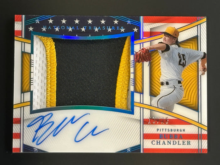 Bubba Chandler | 2023 Panini National Treasures | Stars & Stripes RPA /25 (Raw)