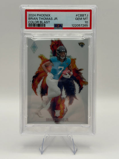 Brian Thomas Jr. | 2024 Panini Phoenix | Color Blast PSA 10 (Gem Mint)