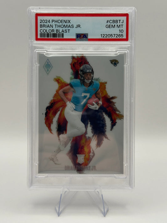 Brian Thomas Jr. | 2024 Panini Phoenix | Color Blast PSA 10 (Gem Mint)