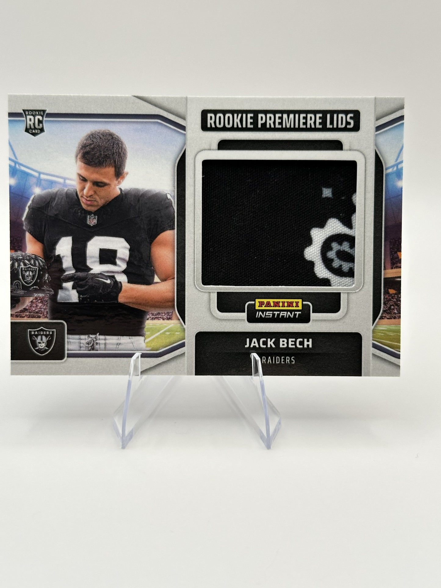 Jack Bech | 2025 Panini Instant | Rookie Premiere Lids Patch RC /10 (Raw)