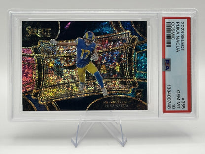 Puka Nacua | 2023 Panini Select | Cosmic PSA 10 (Gem Mint)