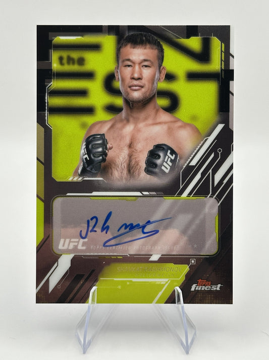 Shavkat Rakhmonov 2025 Topps Finest UFC Auto (Raw)